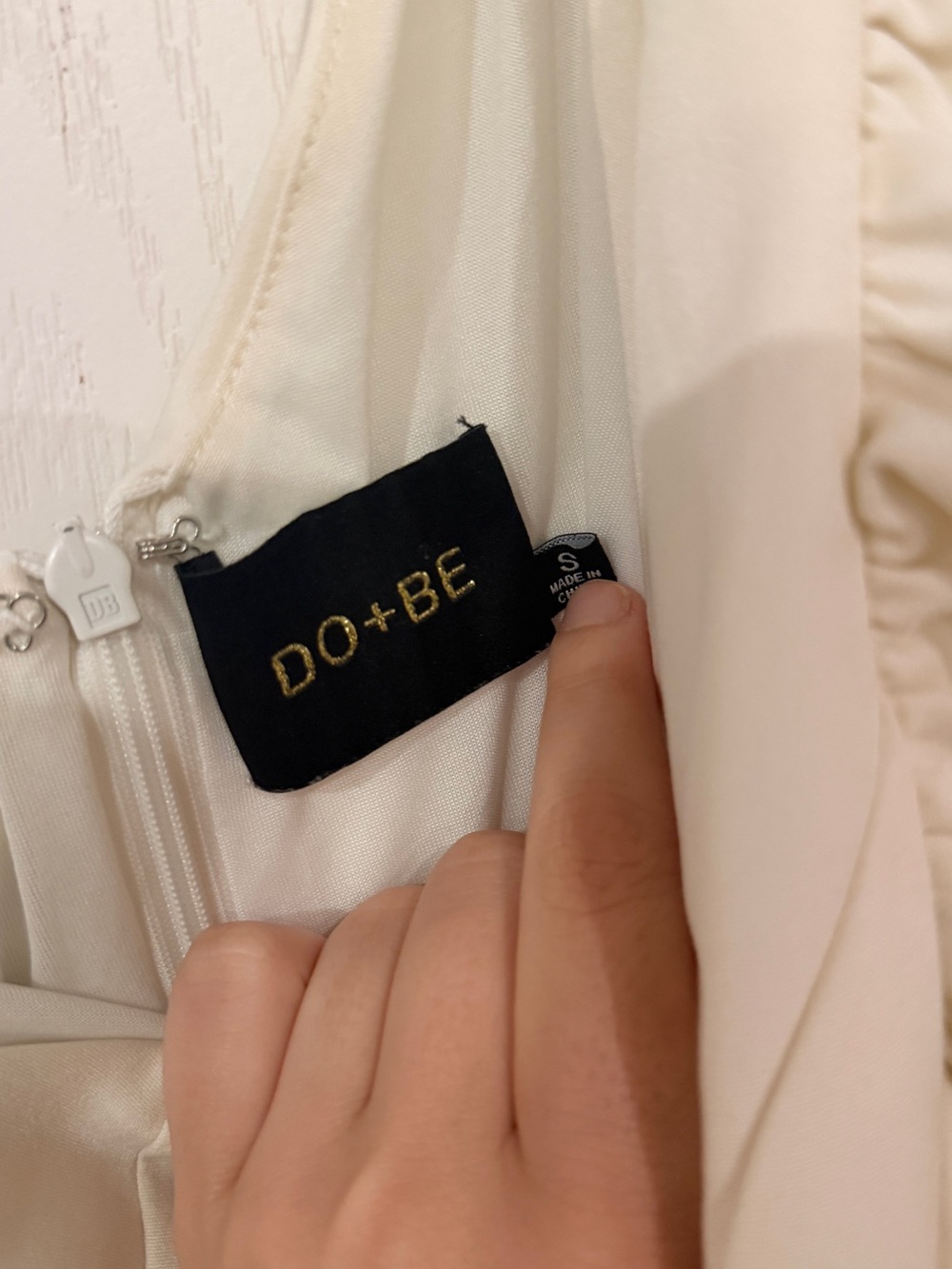 DO+BE White  One-Shoulder Ruffle Mini Dress - Picture 4 of 6